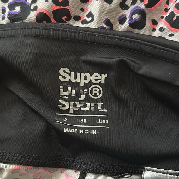 Superdry color block with mesh leggings size 8 - Picture 10 of 16